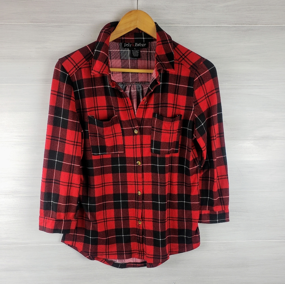 Poly & Esther Buffalo Plaid Shirt